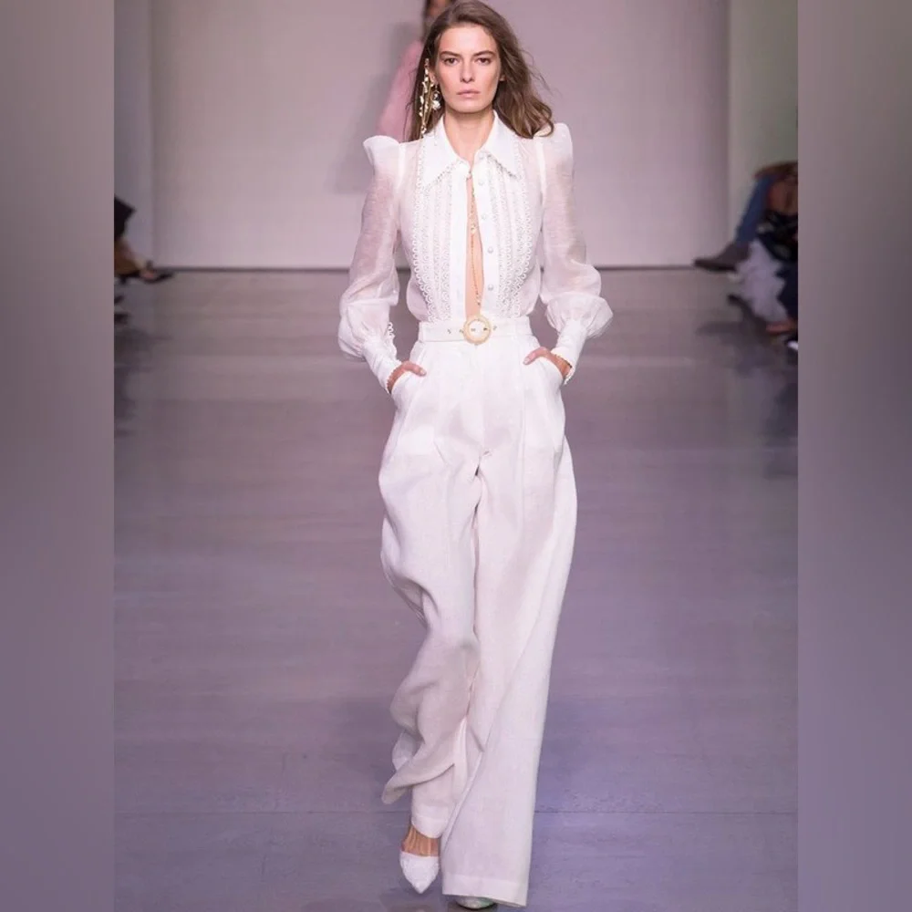 Zimmermann / LINEN FLARE PANT (PRE ORDER) - Picture 4 of 11